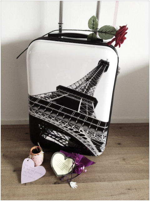 koffer voor Parijs