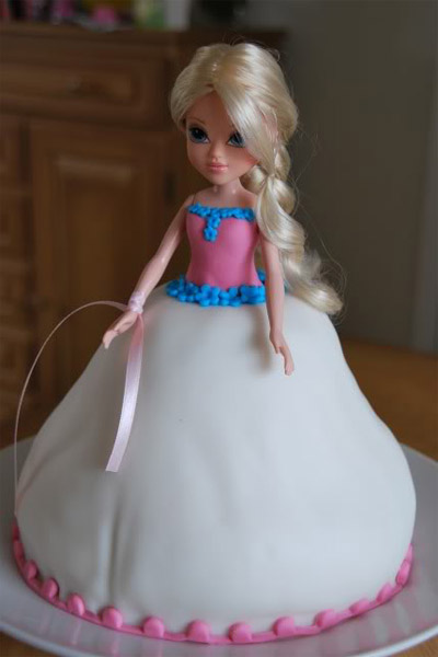 barbie taart 3