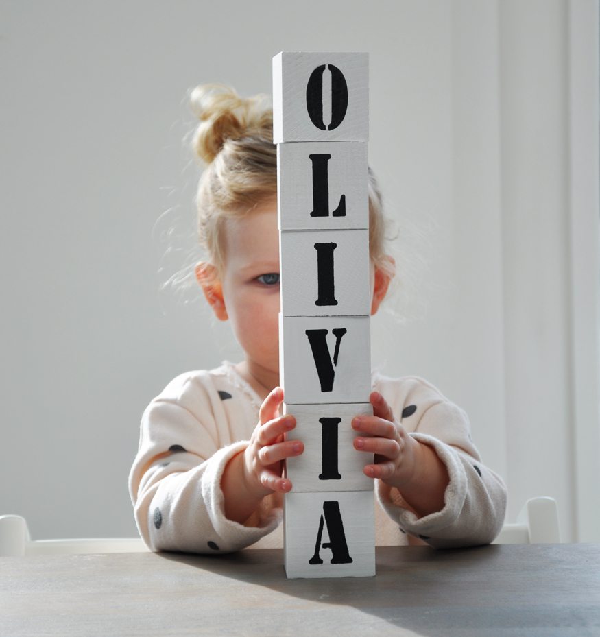 letter blokken Olivia Mama Glossy